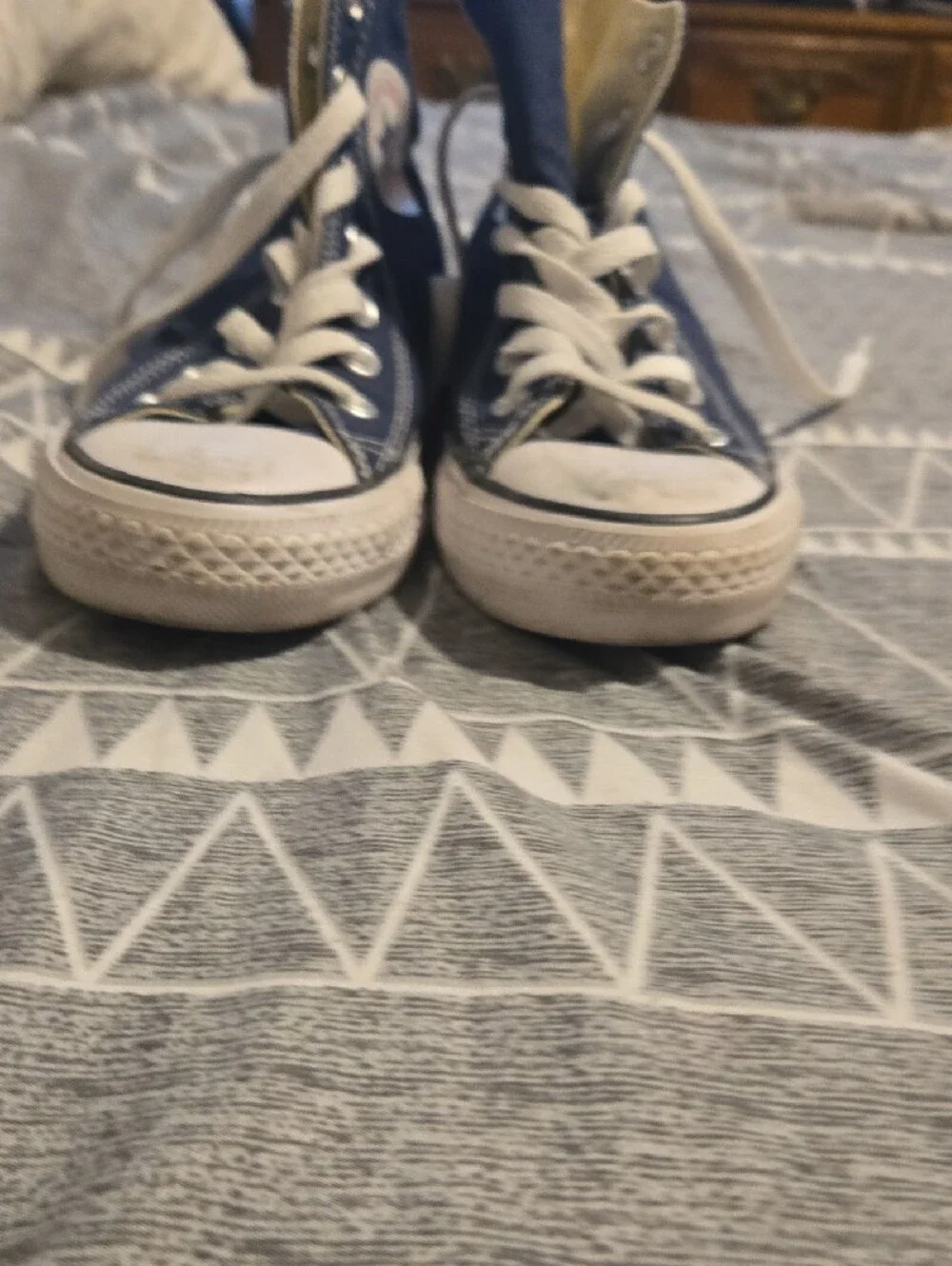 Converse Kids Chuck Taylor High Top Sneakers - Navy, White